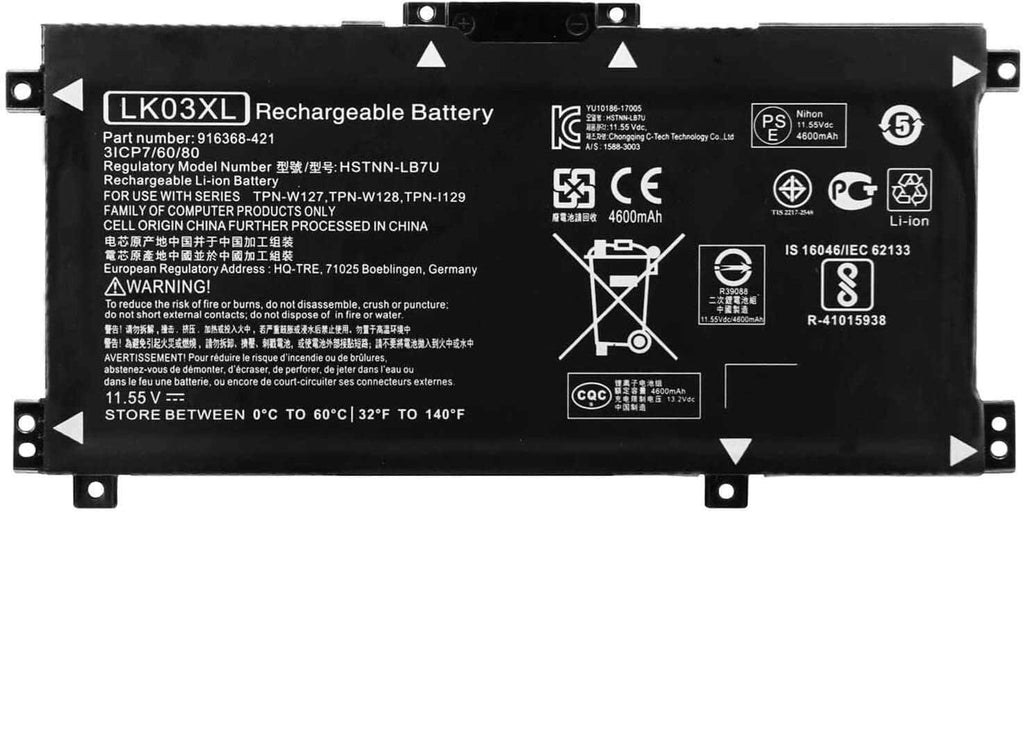 Techie Compatible Laptop Battery for HP LK03 – LK03XL, HSTNN-UB7I Laptops