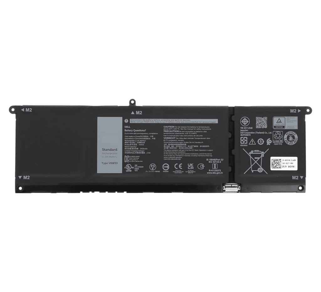 Techie Compatible Laptop Battery for Dell Inspiron / Vostro Series (V6W33 Compatible)