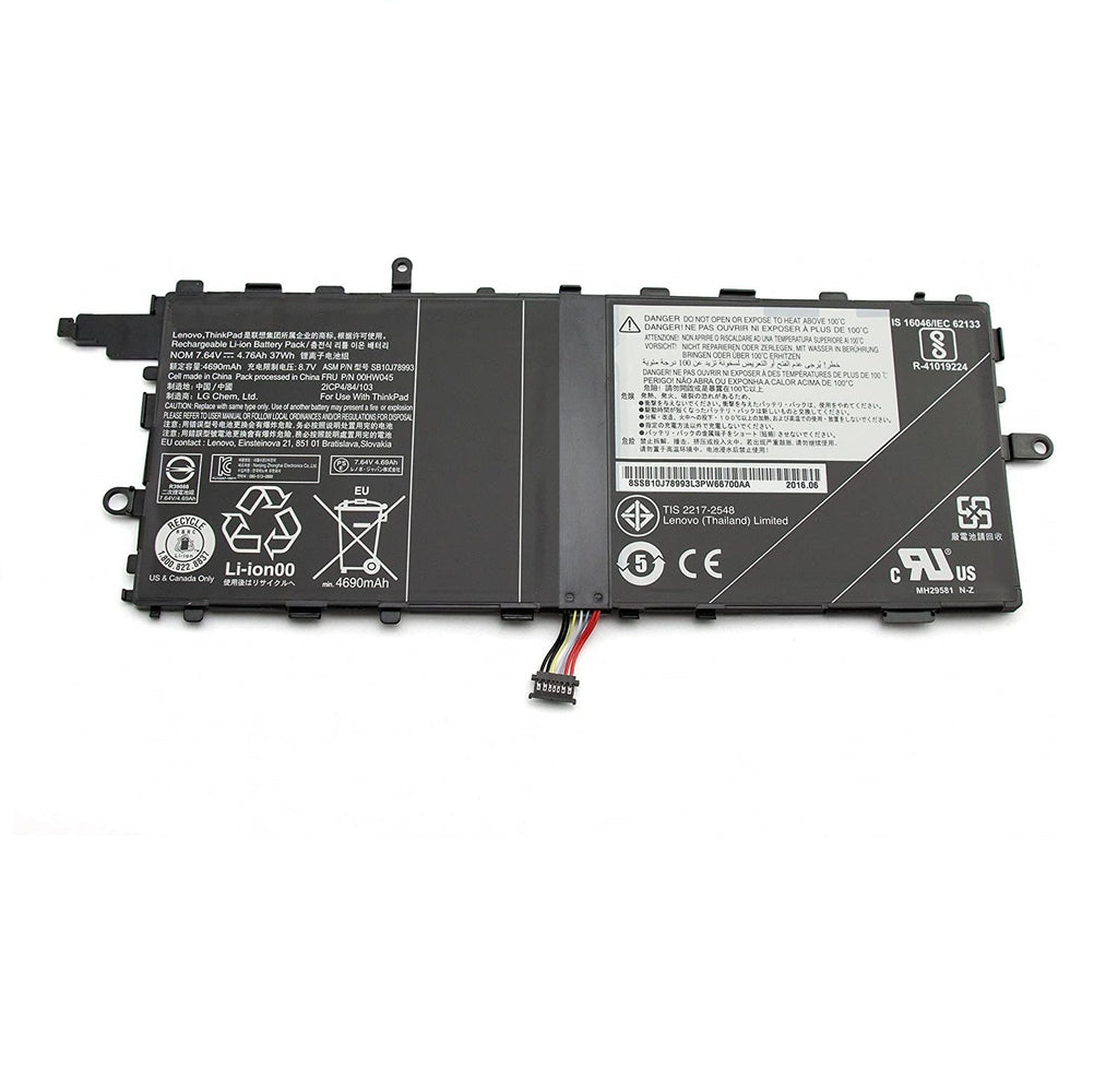 Techie Compatible Laptop Battery for Lenovo ThinkPad X1 Tablet (00HW046) Laptops
