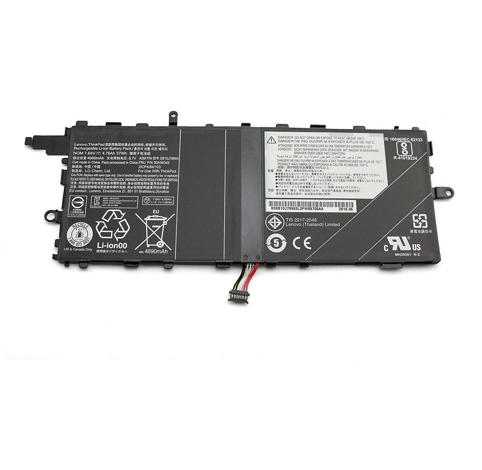 Techie Compatible Laptop Battery for Lenovo ThinkPad X1 Tablet (00HW046) Laptops