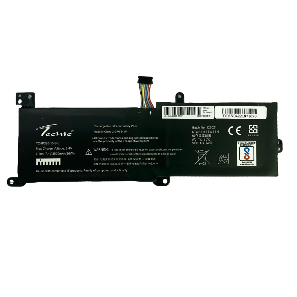 Techie Compatible Laptop Battery for Lenovo IdeaPad Series (L16C2PB1 / L16C2PB2)