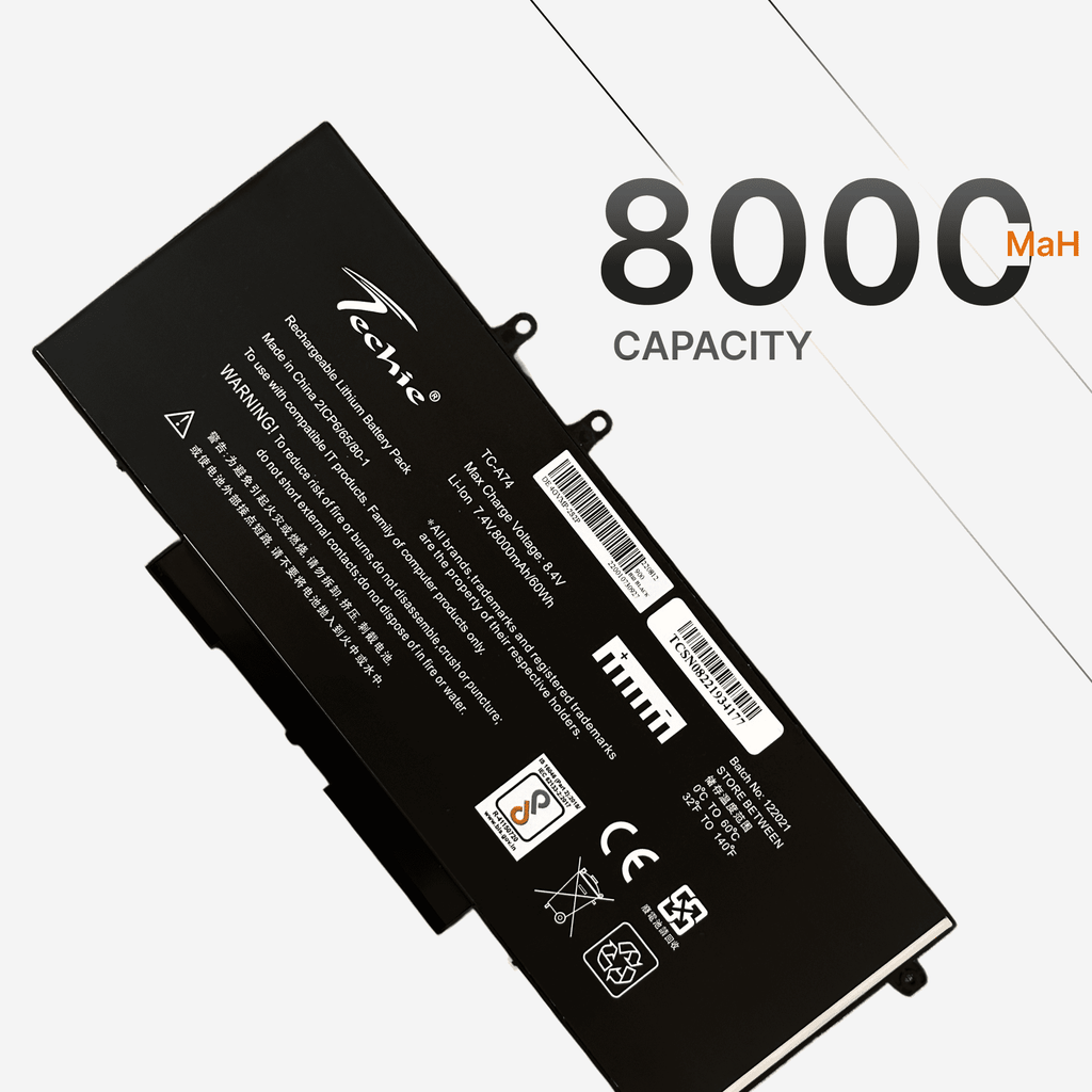 Techie Compatible Laptop Battery for Dell Latitude 5400 / 5401 / 5500 (3541 / 4GVMP)