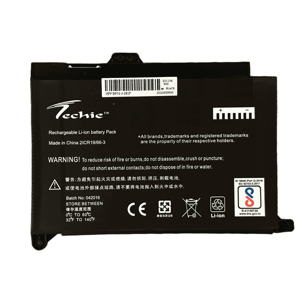 Techie Compatible Laptop Battery for HP Pavilion Series (BP02XL / BPO2XL)