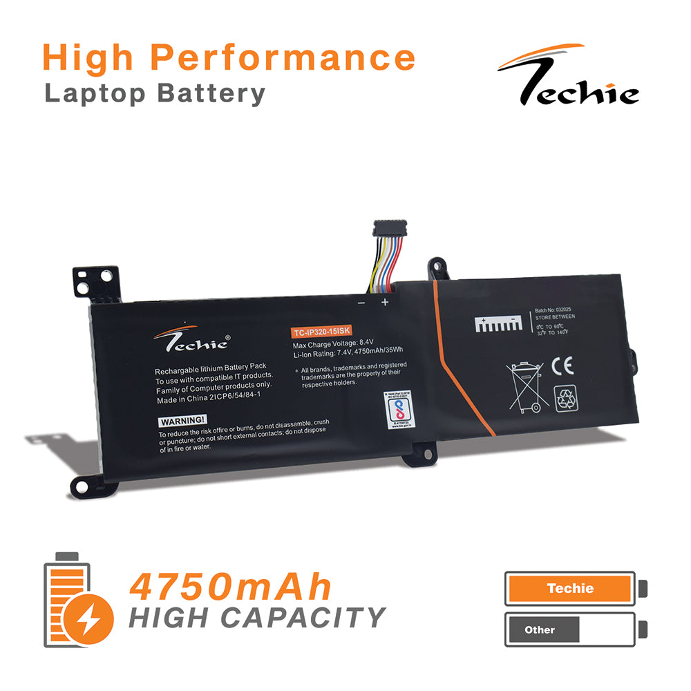 Techie Pro Series Laptop Battery for Lenovo IP320-15ISK / L16C2PB1 Series