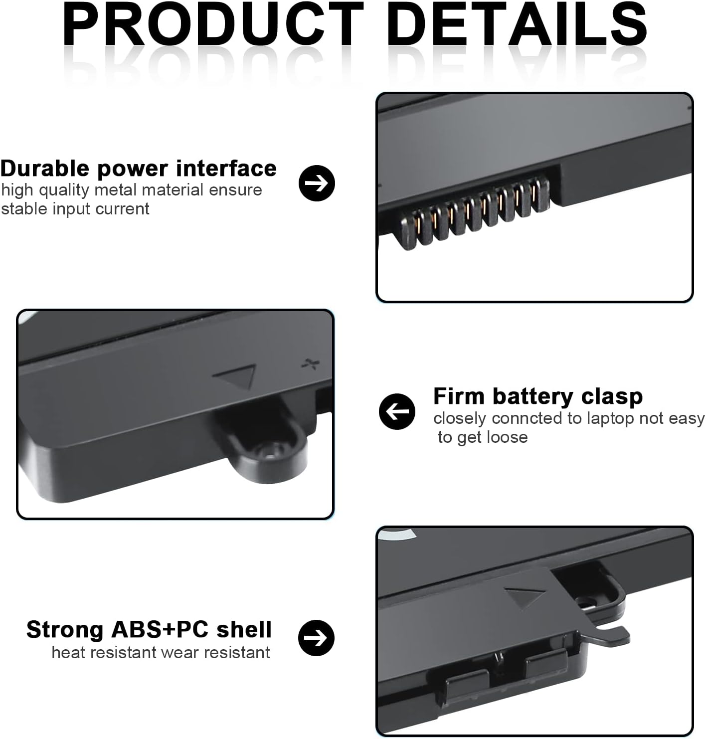 Techie Compatible Laptop Battery for Dell Inspiron 11 3147 / 3148 / 3157 / Inspiron 13 7347 / 7348 (GK5KY)