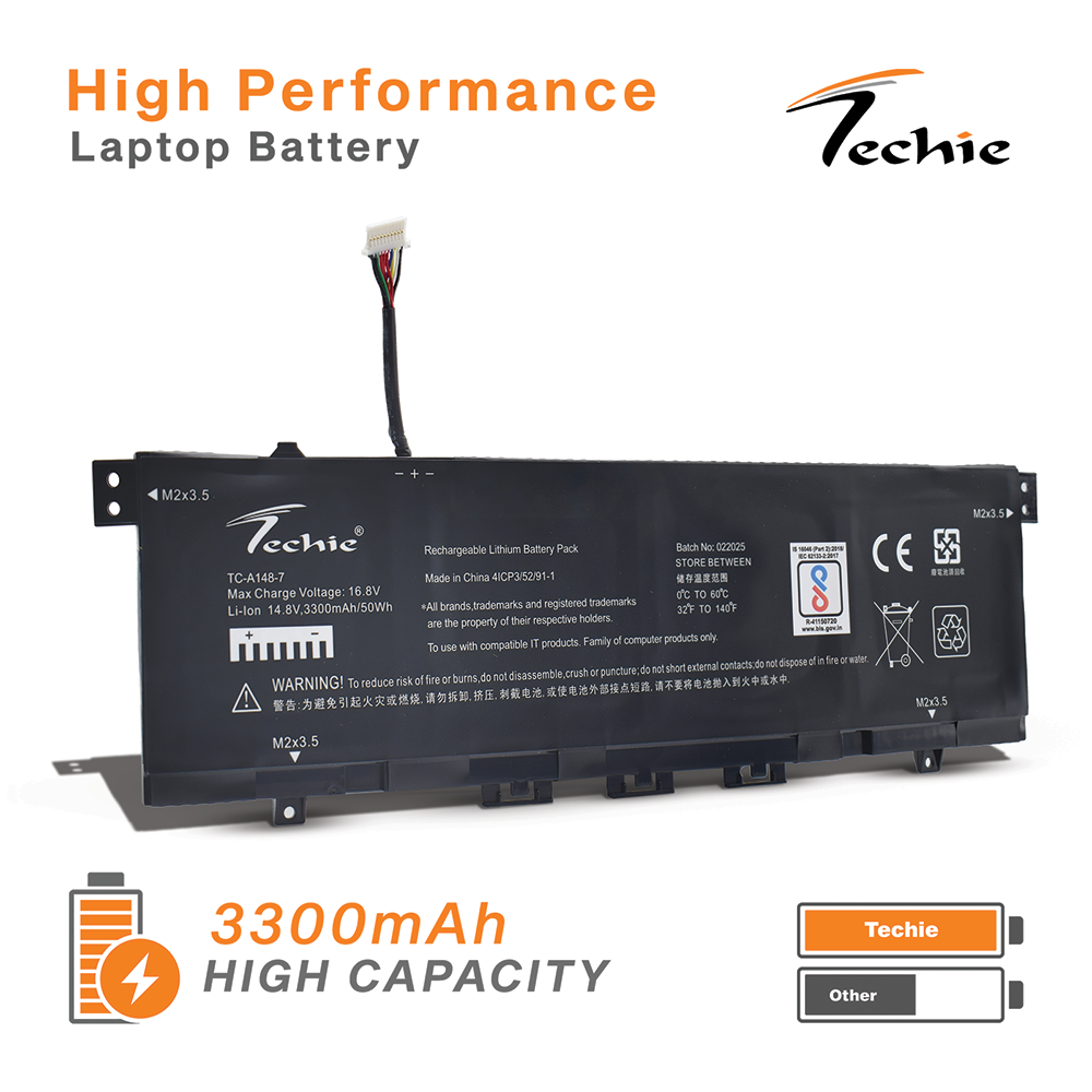 Techie Compatible Laptop Battery for HP Envy Series (KC04XL Compatible)