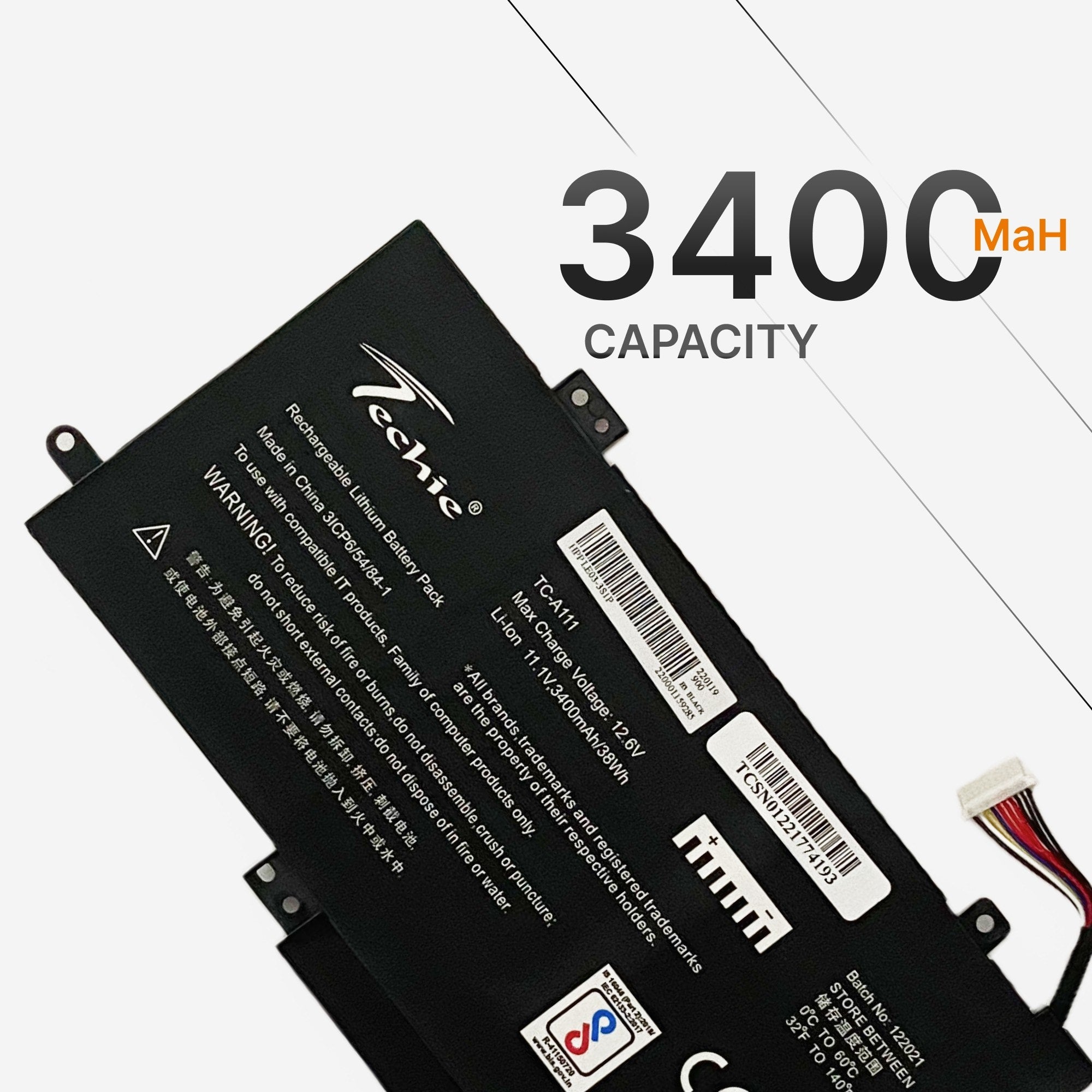 Techie Compatible Laptop Battery for HP X360 330 G1 Series (LE03 / LE03XL)