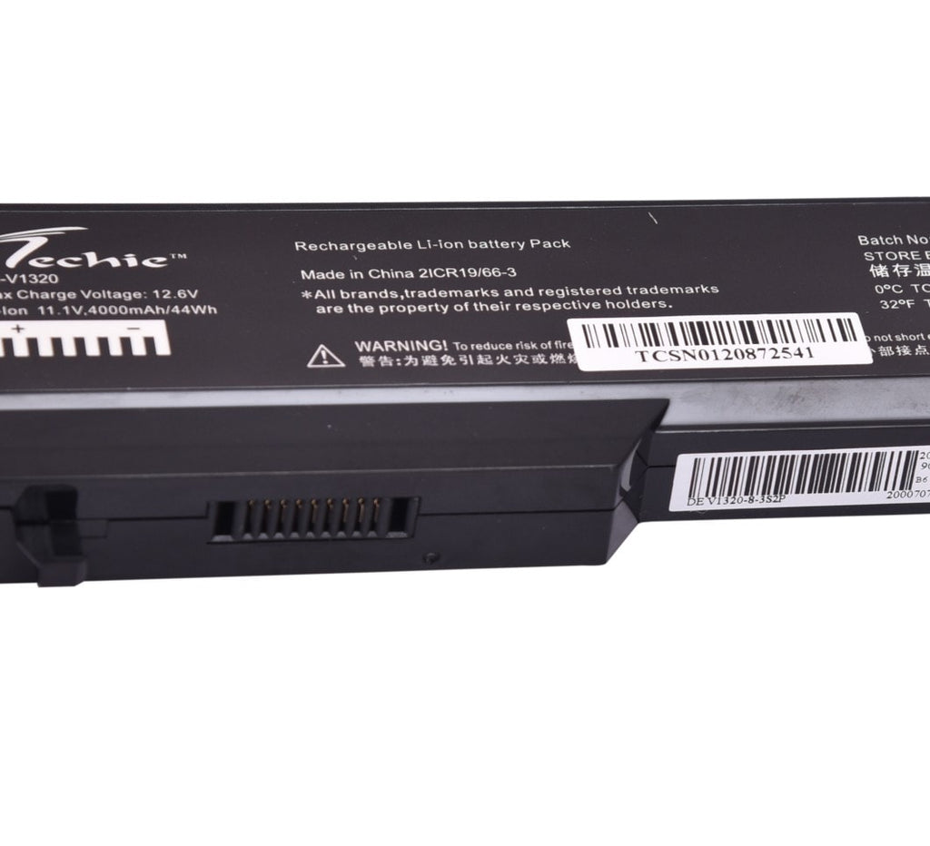 Techie Compatible Laptop Battery for Dell Vostro 1320 / 1510 / 1520 / 2510 (V1310)