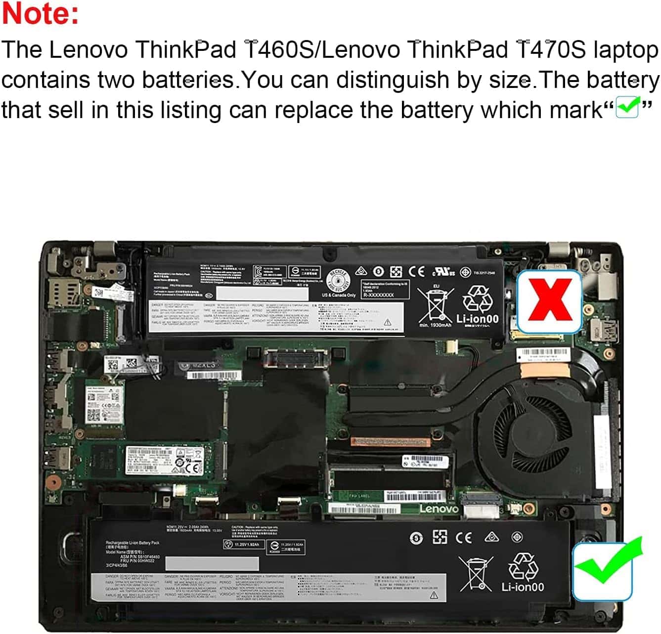 Techie Compatible Laptop Battery for Lenovo 00HW022-3S1P – ThinkPad T460s