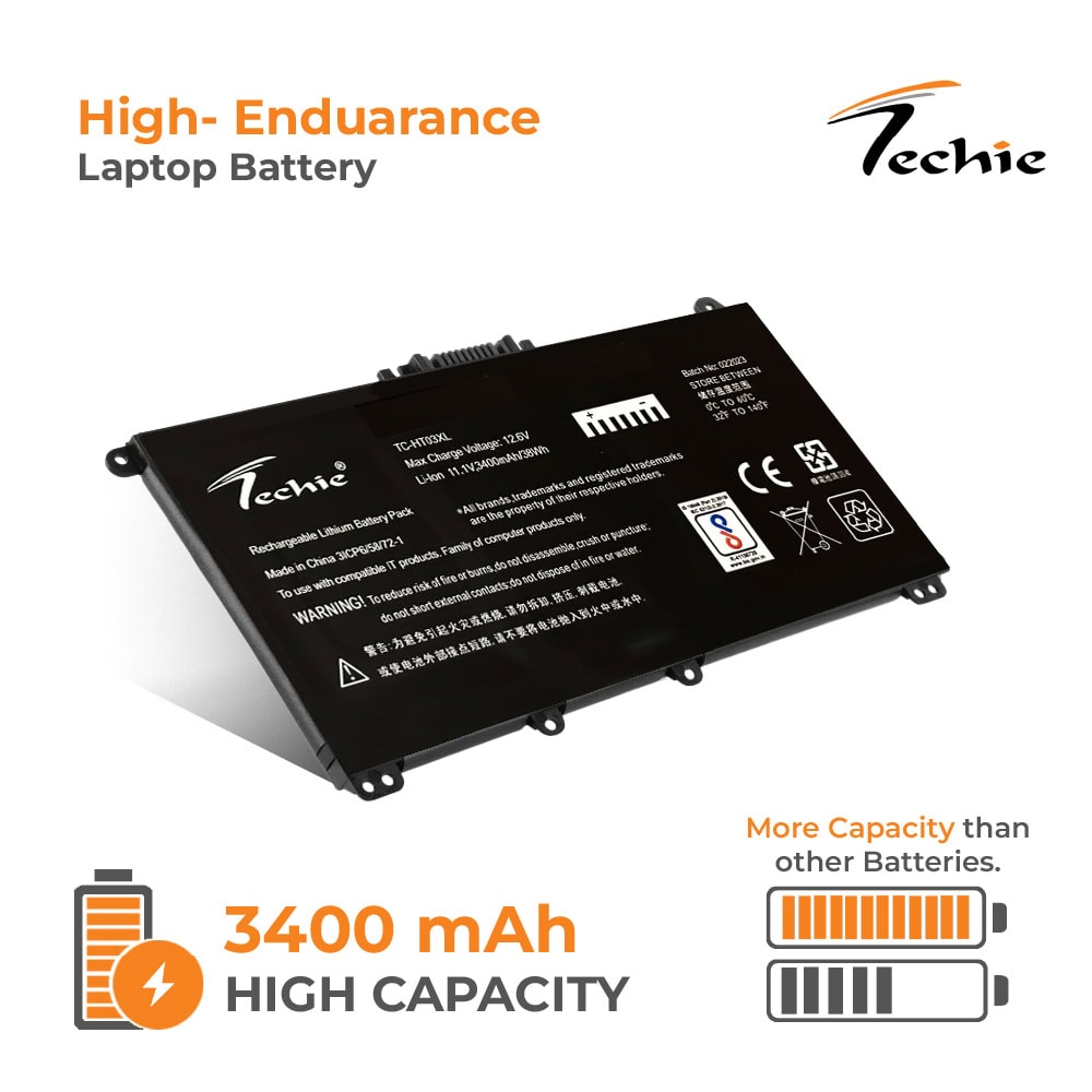 Techie Laptop Battery for HP HT03XL – Pavilion 17-BY0152UR