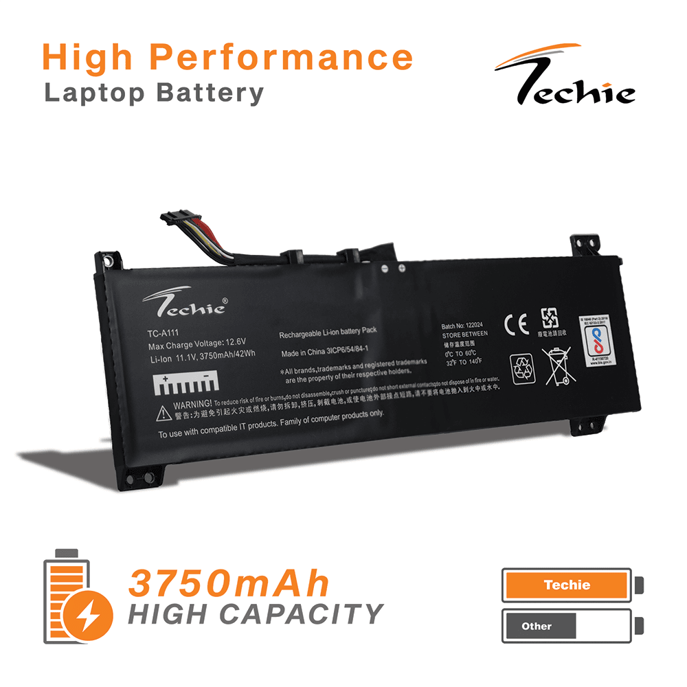 Techie Laptop Battery for Lenovo L20M3PC2 – IdeaPad Gaming 3 15ACH6-82K Series