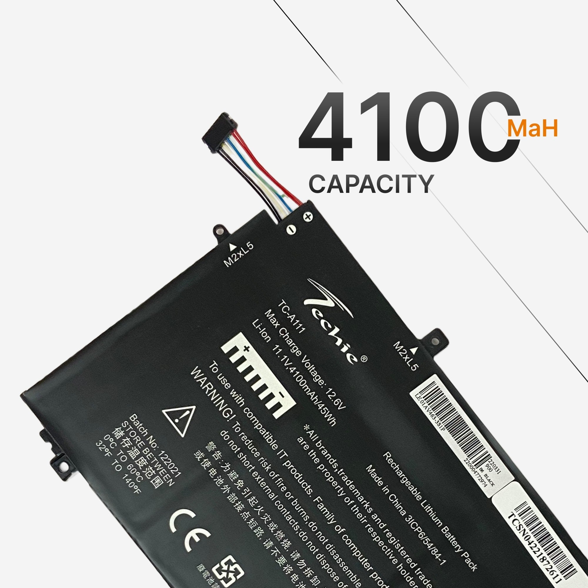 Techie Compatible Laptop Battery for Lenovo ThinkPad L480 / L490 / L580 / L590 / L14 Series (L17L3P52)