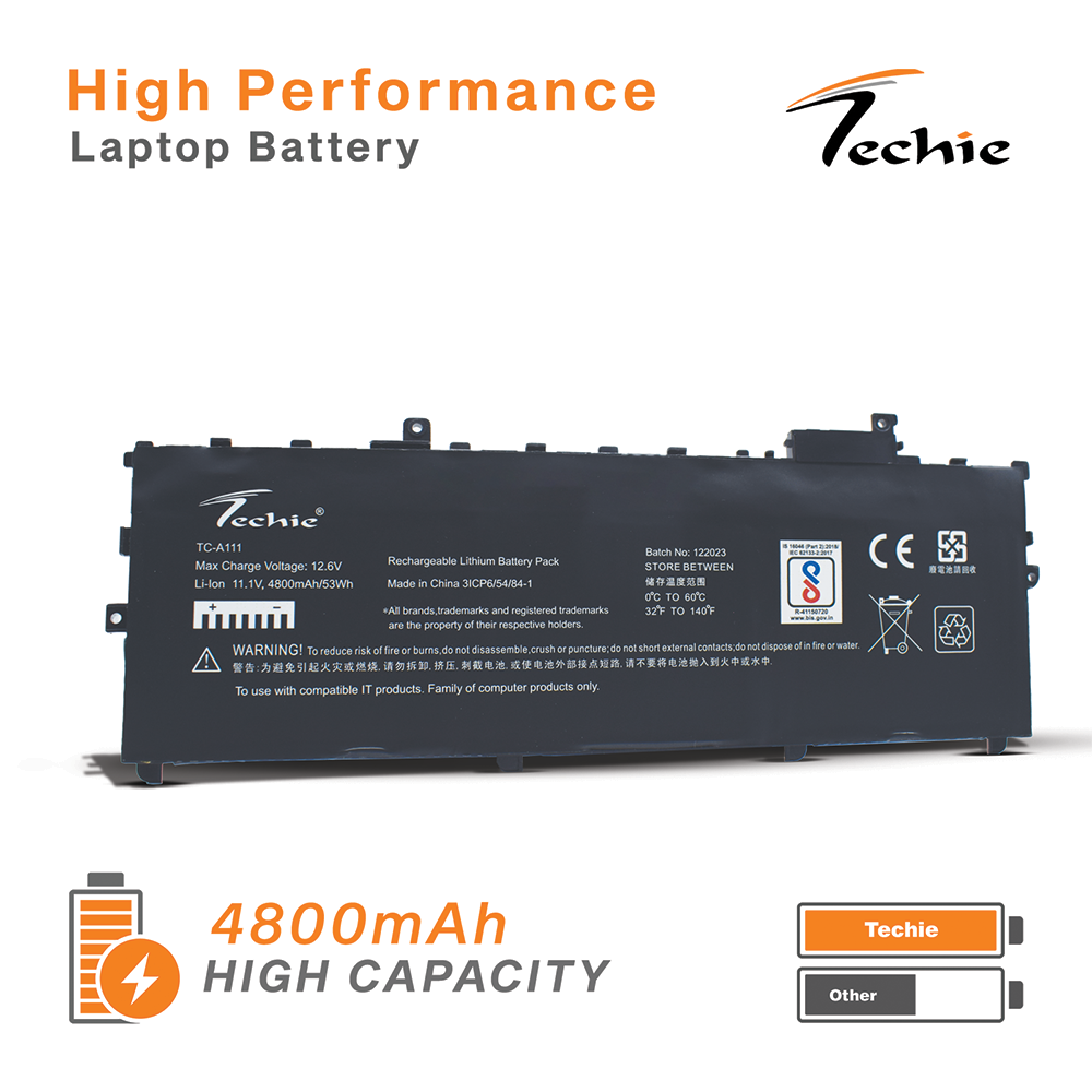 Techie Compatible Laptop Battery for Lenovo ThinkPad X1 Carbon Gen 5 (01AV430 Compatible)