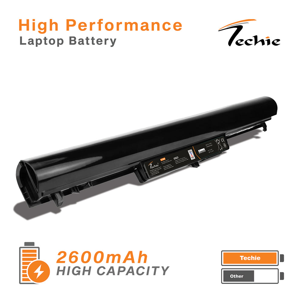 Techie Pro Series Laptop Battery for HP OA04 – 240 G2 / 245 G2 / 250 G2 / 255 G2 / 14-R / 15-R / CQ14 / CQ15 Series