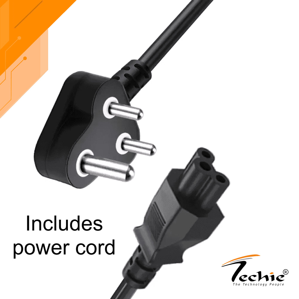 Techie Compatible HP 65W Laptop Charger for 250 G2 G3 G4 G5 15-R Series (19.5V, 3.33A)