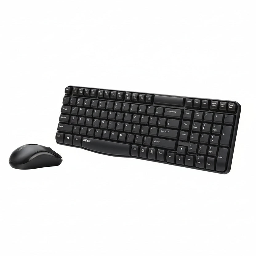 Rapoo X1800s Black Wireless Keyboard & Mouse Combo