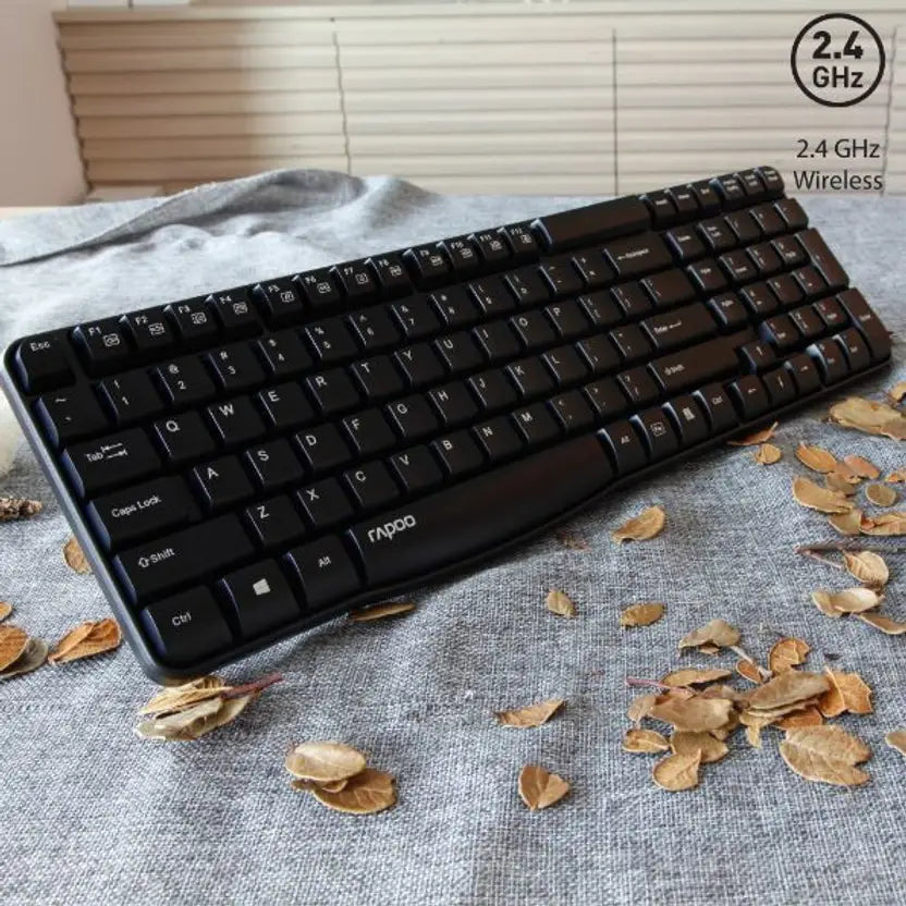 Rapoo X1800s Black Wireless Keyboard & Mouse Combo