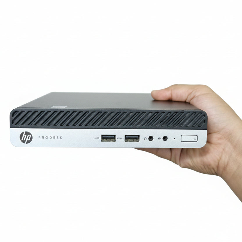 HP ProDesk 400 G4 Mini PC – Professionally Refurbished |Intel i3 8th Gen | 8GB RAM | 256GB SSD