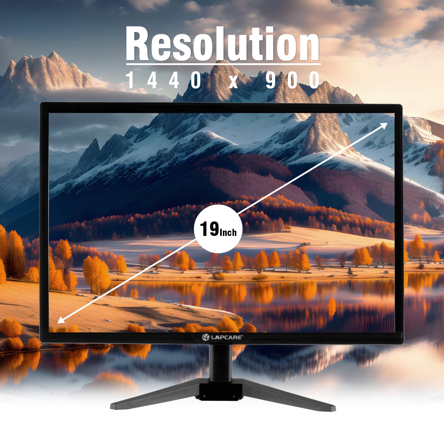 Lapcare 19-Inch LED Monitor LM195WDH