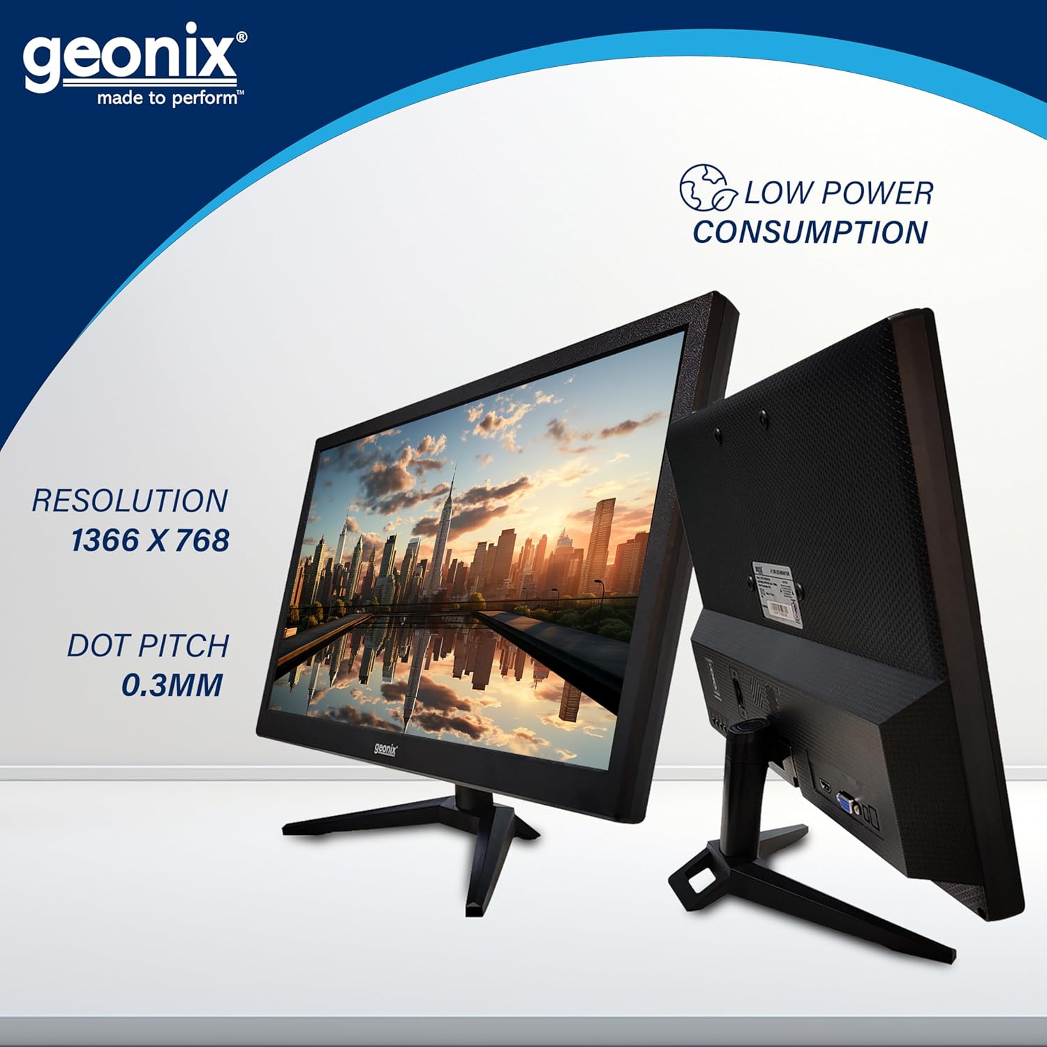 GEONIX GXTF-WVHDF185 18.5″ HD LED Monitor