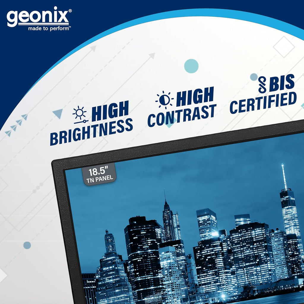 GEONIX GXTF-WVHDF185 18.5″ HD LED Monitor