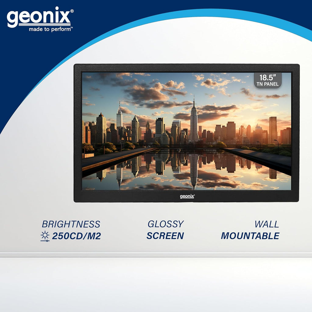 GEONIX GXTF-WVHDF185 18.5″ HD LED Monitor
