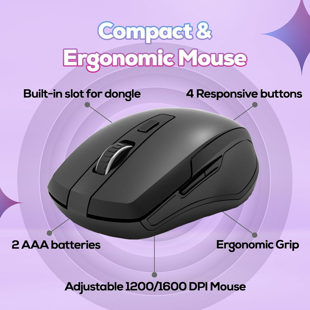 TVS Gold Platina Wireless Mechanical Keyboard & Mouse Combo
